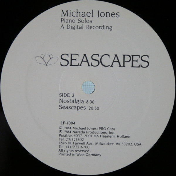 Michael Jones : Seascapes (LP, Album)