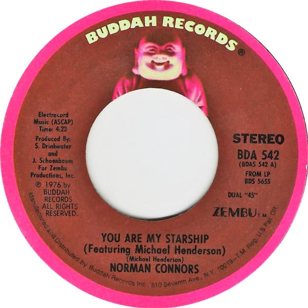 Norman Connors : You Are My Starship (7", Styrene, Pit)