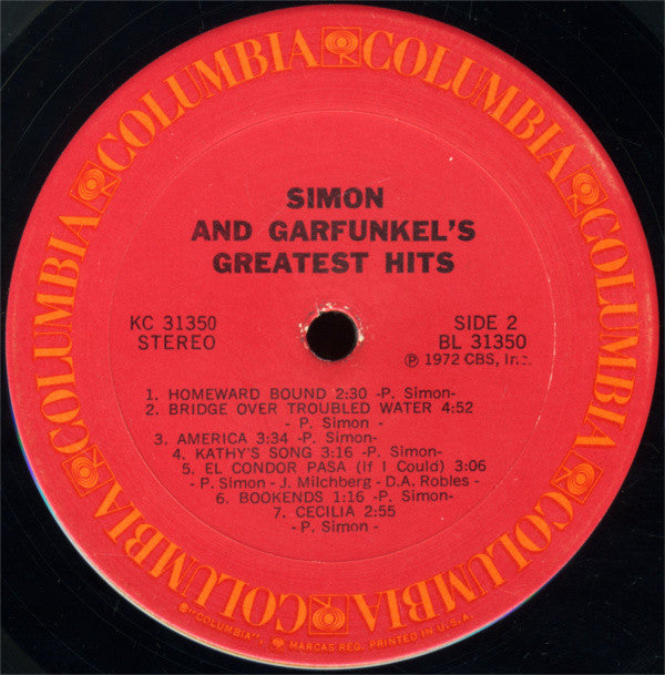 Simon & Garfunkel : Simon And Garfunkel's Greatest Hits (LP, Comp, Pit)