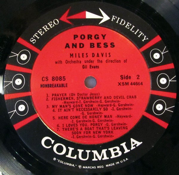 Miles Davis : Porgy And Bess (LP, Album)