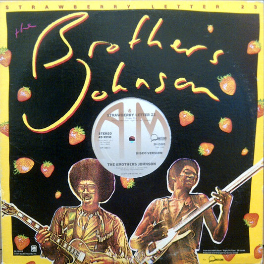 Brothers Johnson : Strawberry Letter 23 (Disco Version) / Get The Funk Out Ma Face (Disco Version) (12", Red)