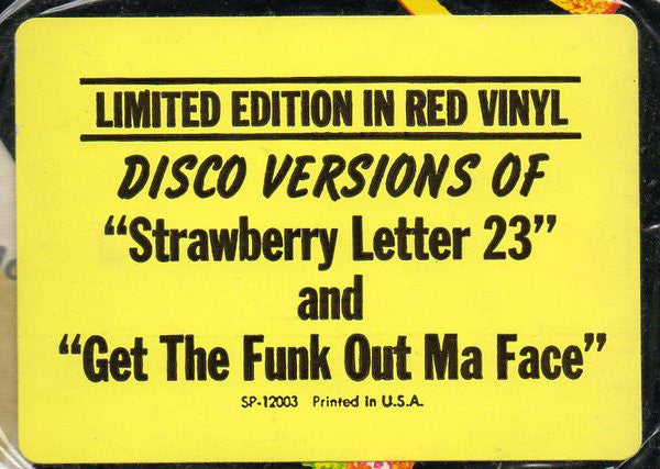 Brothers Johnson : Strawberry Letter 23 (Disco Version) / Get The Funk Out Ma Face (Disco Version) (12", Red)