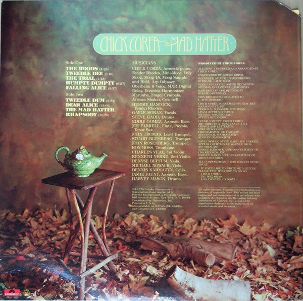 Chick Corea : The Mad Hatter (LP, Album)