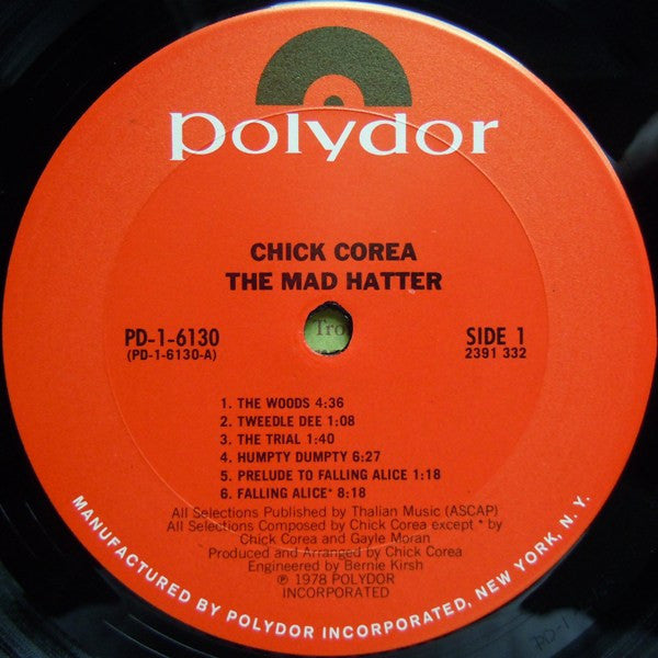 Chick Corea : The Mad Hatter (LP, Album)