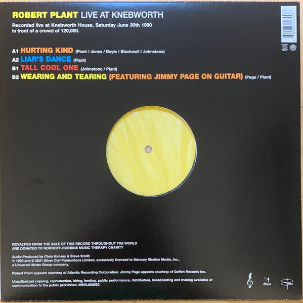 Robert Plant : Live At Knebworth (12", RSD)