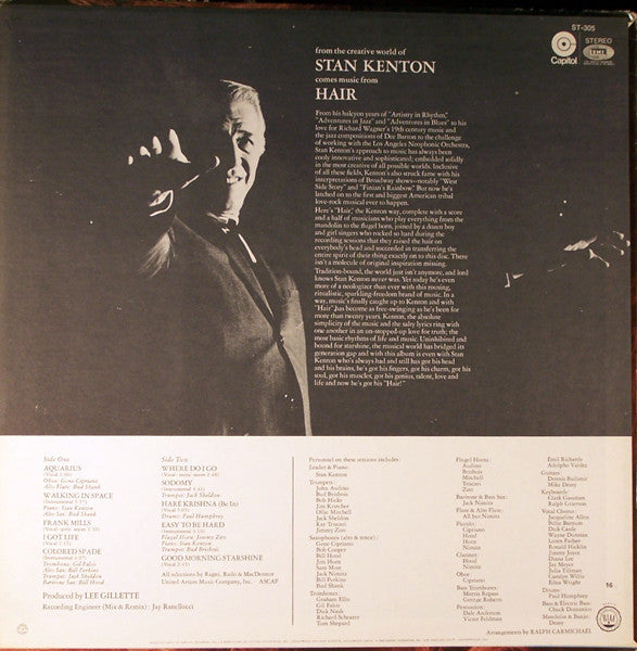 Stan Kenton : Hair (LP, Album)