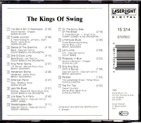 Various : The Kings Of Swing (CD, Comp, Mono)