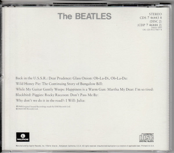 The Beatles : The Beatles (2xCD, Album, RE)