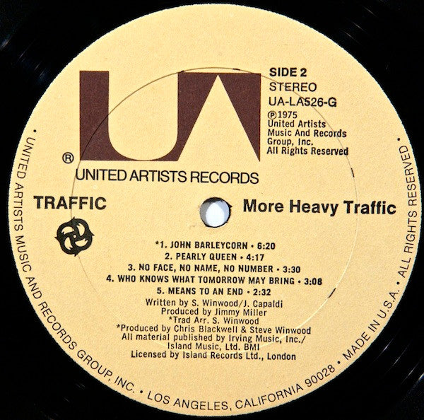 Traffic : More Heavy Traffic (LP, Comp, All)