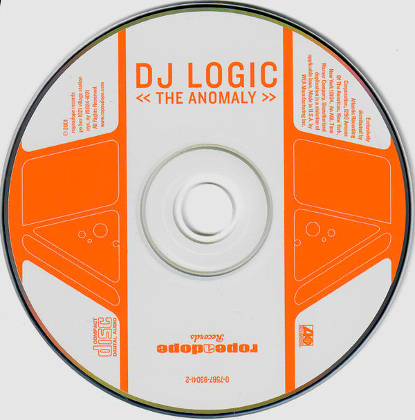 Buy DJ Logic : The Anomaly (CD, Album, Whi) Online for a great price – The  Turntable Store