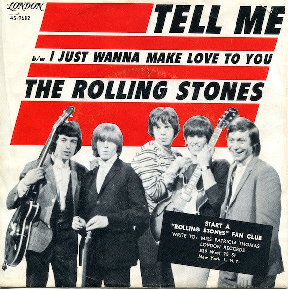 The Rolling Stones : Tell Me (7", Single, Mono)