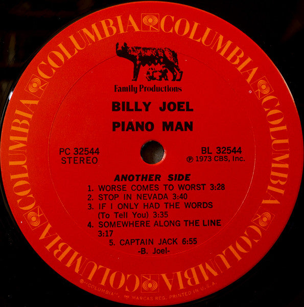 Billy Joel : Piano Man (LP, Album, RP)