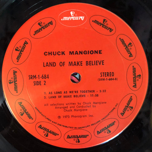 Chuck Mangione : Land Of Make Believe... A Chuck Mangione Concert (LP, Album)