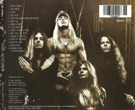 Poison (3) : Native Tongue (CD, Album, Club)