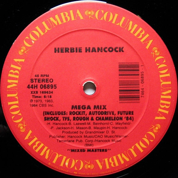 Herbie Hancock : Rockit / Mega Mix (12")