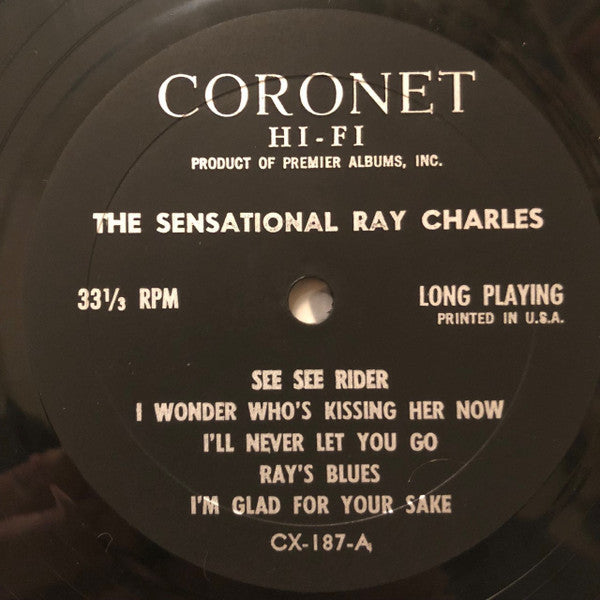 Ray Charles : The Sensational Ray Charles (LP, Comp, Mono, RE)