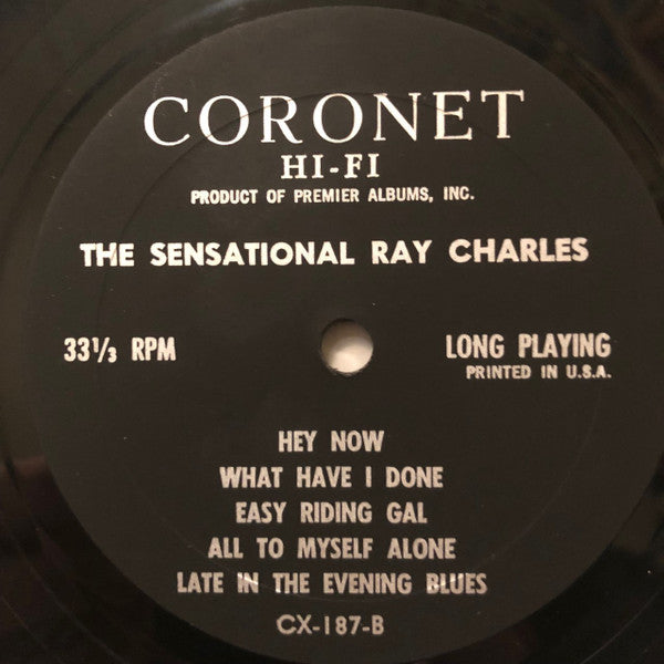 Ray Charles : The Sensational Ray Charles (LP, Comp, Mono, RE)