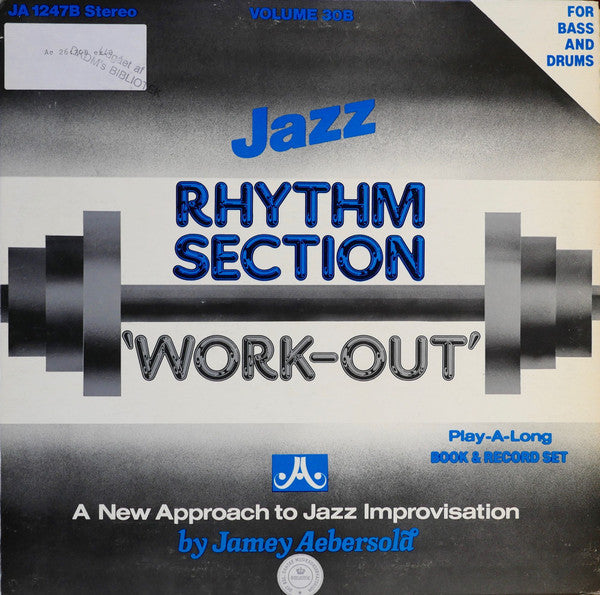 Jamey Aebersold : Rhythm Section 'Work-Out' (For Bass And Drums) (LP)