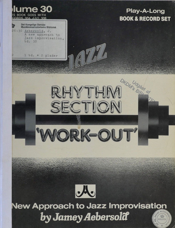 Jamey Aebersold : Rhythm Section 'Work-Out' (For Bass And Drums) (LP)