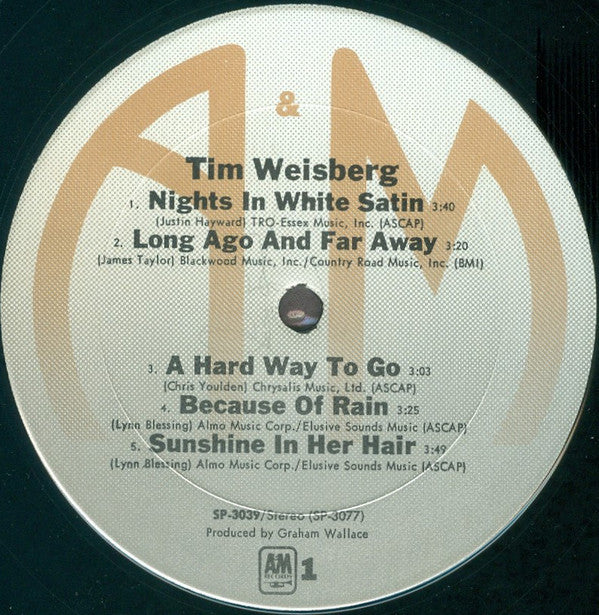 Tim Weisberg : Tim Weisberg (LP, Album, RP, Ter)