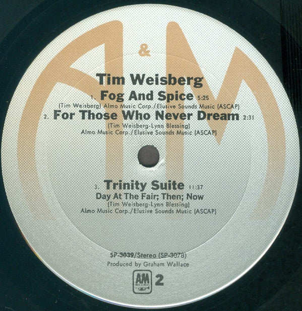 Tim Weisberg : Tim Weisberg (LP, Album, RP, Ter)