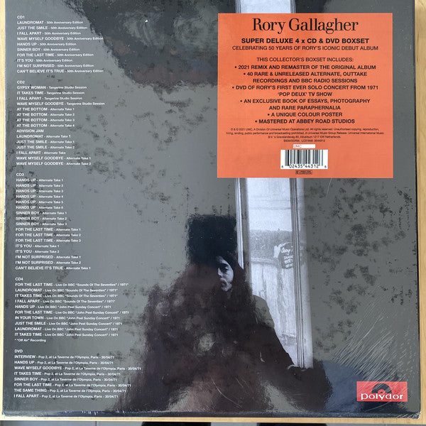 Rory Gallagher : Rory Gallagher - 50th Anniversary Edition - (Box, Dlx, Ltd + CD, Album, RE, RM + 3xCD, RM + DVD)