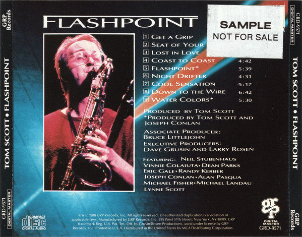 Tom Scott : Flashpoint (CD, Album)