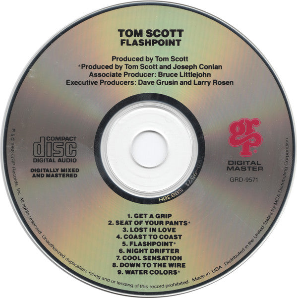 Tom Scott : Flashpoint (CD, Album)