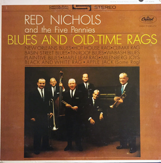 Red Nichols And His Five Pennies : Blues And Old-Time Rags (LP)