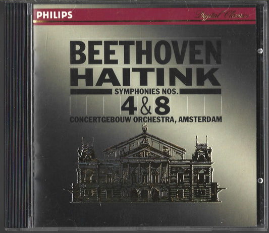 Ludwig van Beethoven - Bernard Haitink, Concertgebouworkest : Symphonies Nos. 4 & 8 (CD, Album)