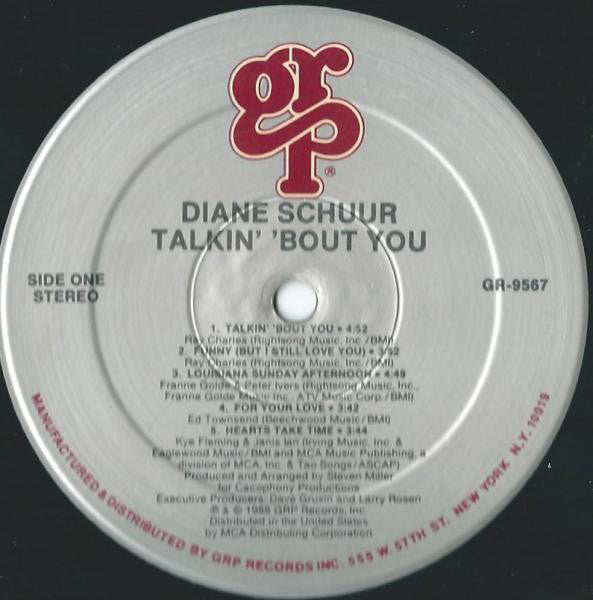 Diane Schuur : Talkin' 'Bout You (LP, Album)