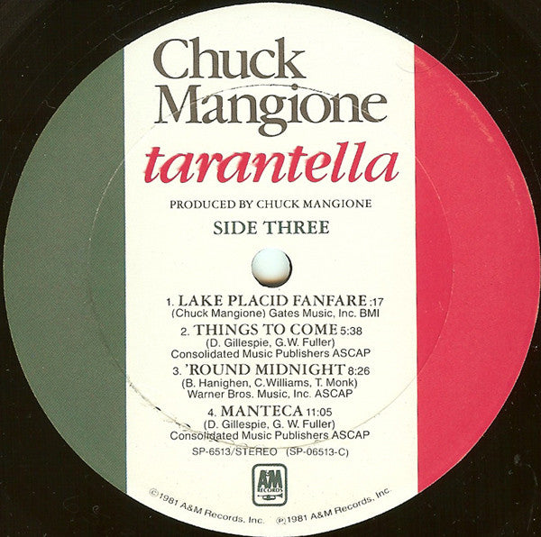 Chuck Mangione : Tarantella (2xLP, Album, Ter)