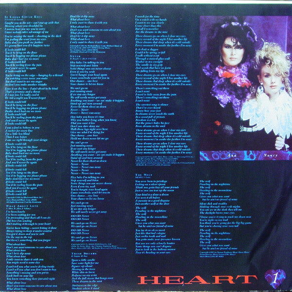 Heart : Heart (LP, Album, Club, Col)