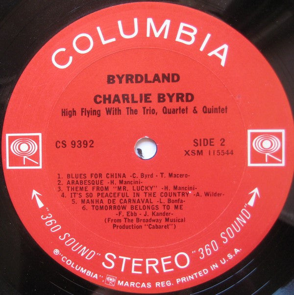 Charlie Byrd : Byrdland (LP, Album)