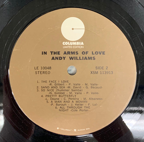 Andy Williams : In The Arms Of Love (LP, RE, Ter)