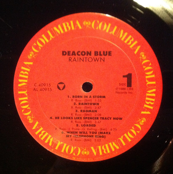 Deacon Blue : Raintown (LP, Album)