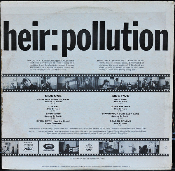 Pollution (3) : Heir: Pollution (LP, Album)