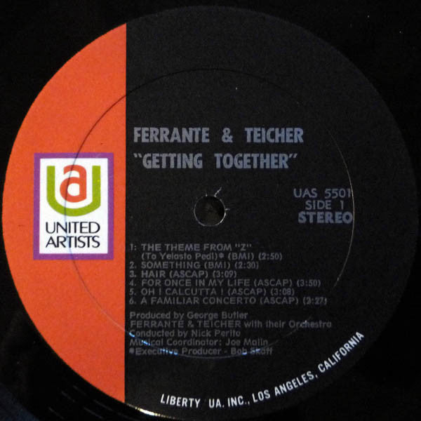 Ferrante & Teicher : Getting Together (LP, Album)