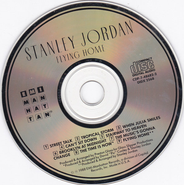 Stanley Jordan : Flying Home (CD, Album, Cap)