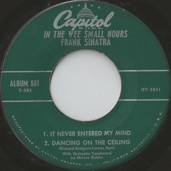 Frank Sinatra : In The Wee Small Hours (Part 2) (7", EP)