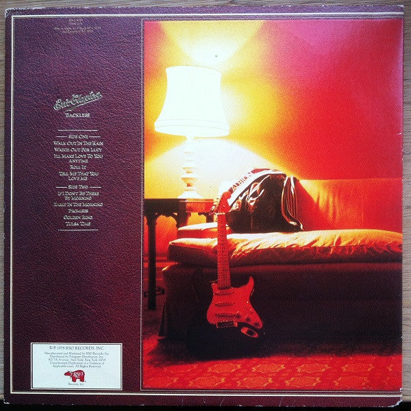 Eric Clapton : Backless (LP, Album, Gat)