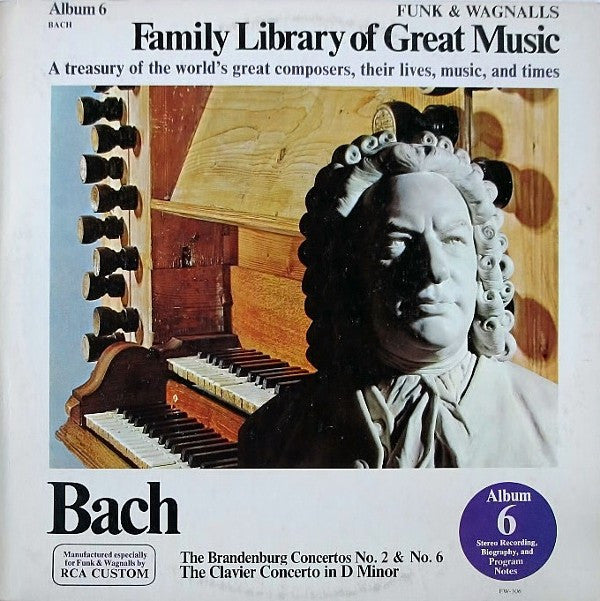 Johann Sebastian Bach : The Brandenburg Concertos No. 2 & No. 6,  The Clavier Concerto In D Minor (LP, Comp)