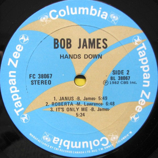 Bob James : Hands Down (LP, Album, Gat)