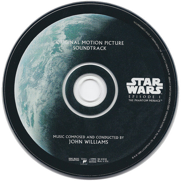 John Williams (4) : Star Wars - Episode I: The Phantom Menace (Original Motion Picture Soundtrack) (CD, Album)