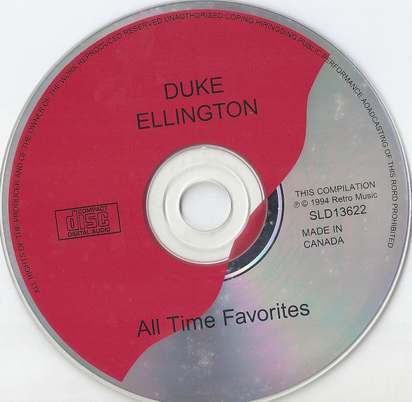 Duke Ellington : All Time Favorites (CD, Comp)