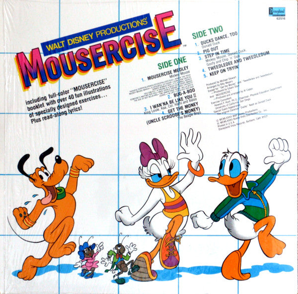 Various : Walt Disney Productions' Mousercise (LP, Album, PRC)