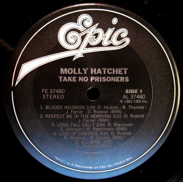 Molly Hatchet : Take No Prisoners (LP, Album, Pit)