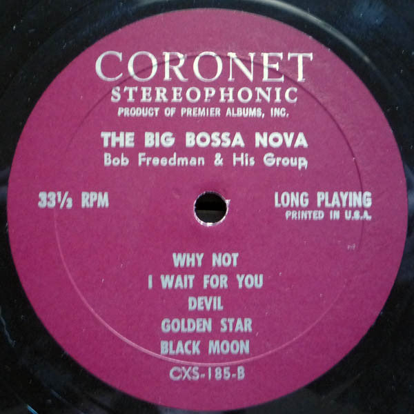 The Bobby Freedman Group : The Big Bossa Nova (LP)