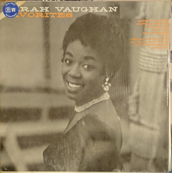 Sarah Vaughan : Favorites (LP, Comp)