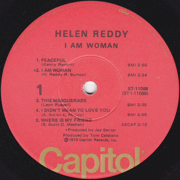 Helen Reddy : I Am Woman (LP, Album, Win)